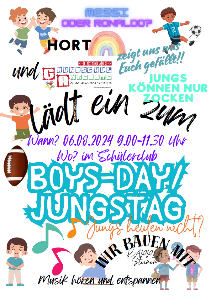 Boys Day Jungstag