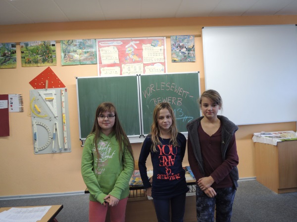 Vorlesewettbewerb der Klassen 3-6 Vorlesewettbewerb der Klassen 3-6