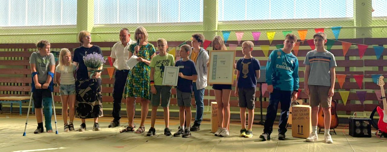 Auszeichnung Naturpark-Schule